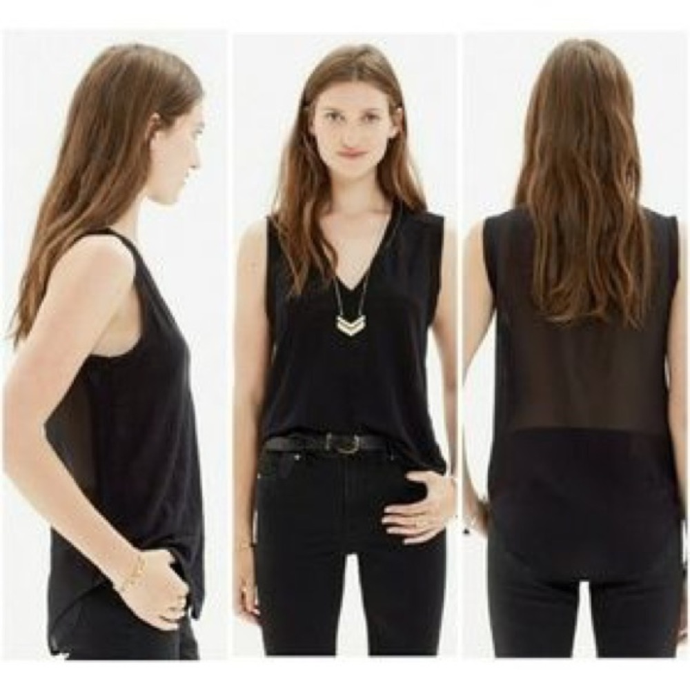 Madewell Black Tank Top